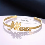 PULSERA CON NOMBRE Y CORAZON