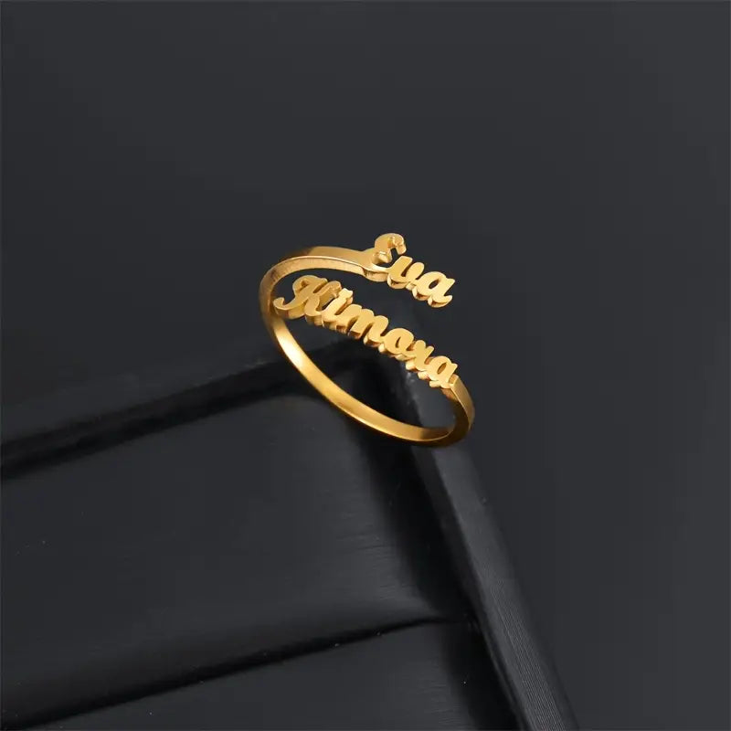 ANILLO CON DOS NOMBRES