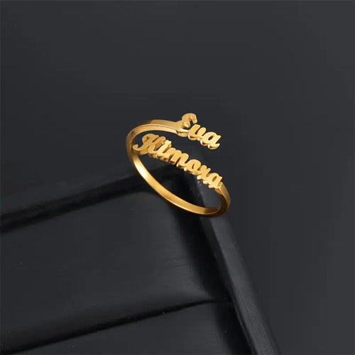 ANILLO CON DOS NOMBRES