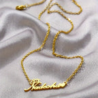 COLLAR NOMBRE CLÁSICO CORAZON Y CORONITA