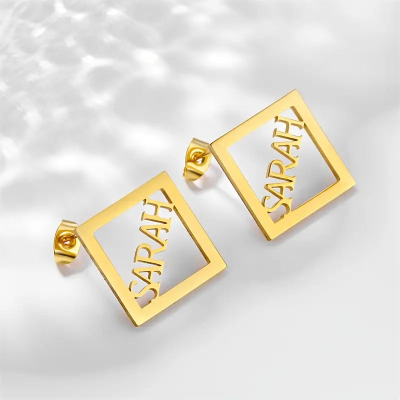 Maxi Hoops with Classic Name