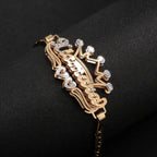 PULSERA CON NOMBRE DOBLE CAPA