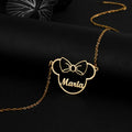 COLLAR CON NOMBRE MINNIE