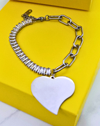PULSERA CIRCONES Y DIJE CORAZON PERSONALIZADO