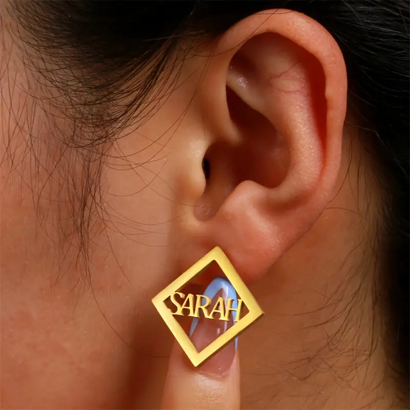 Maxi Hoops with Classic Name