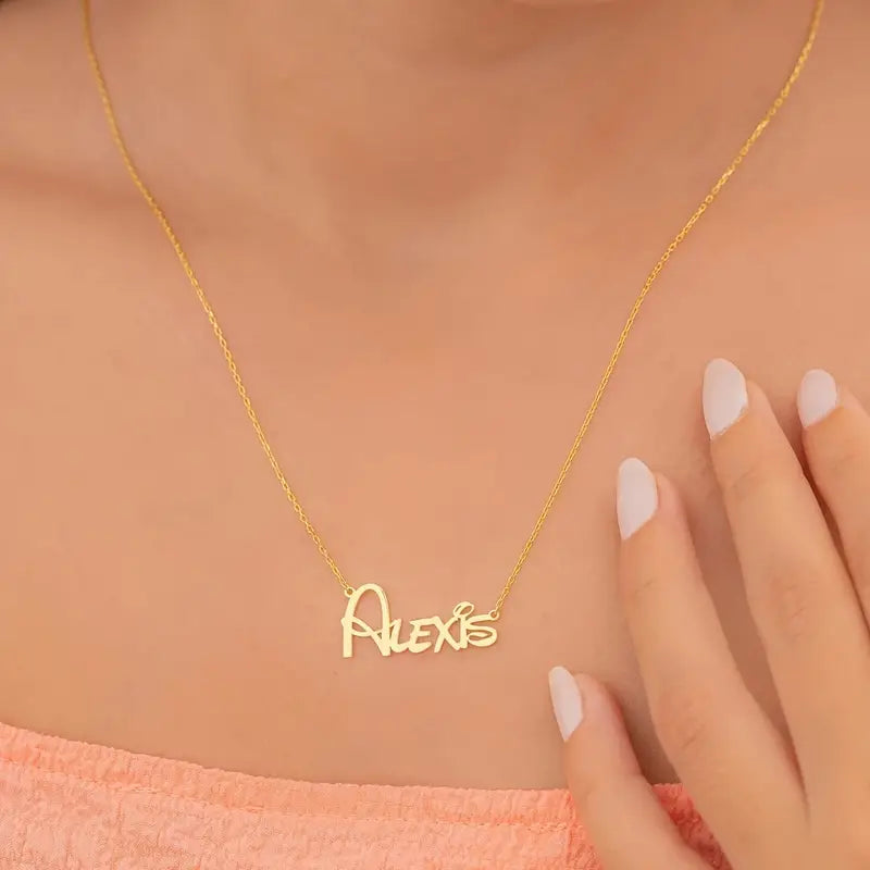 COLLAR CON NOMBRE LETRA DISNEY
