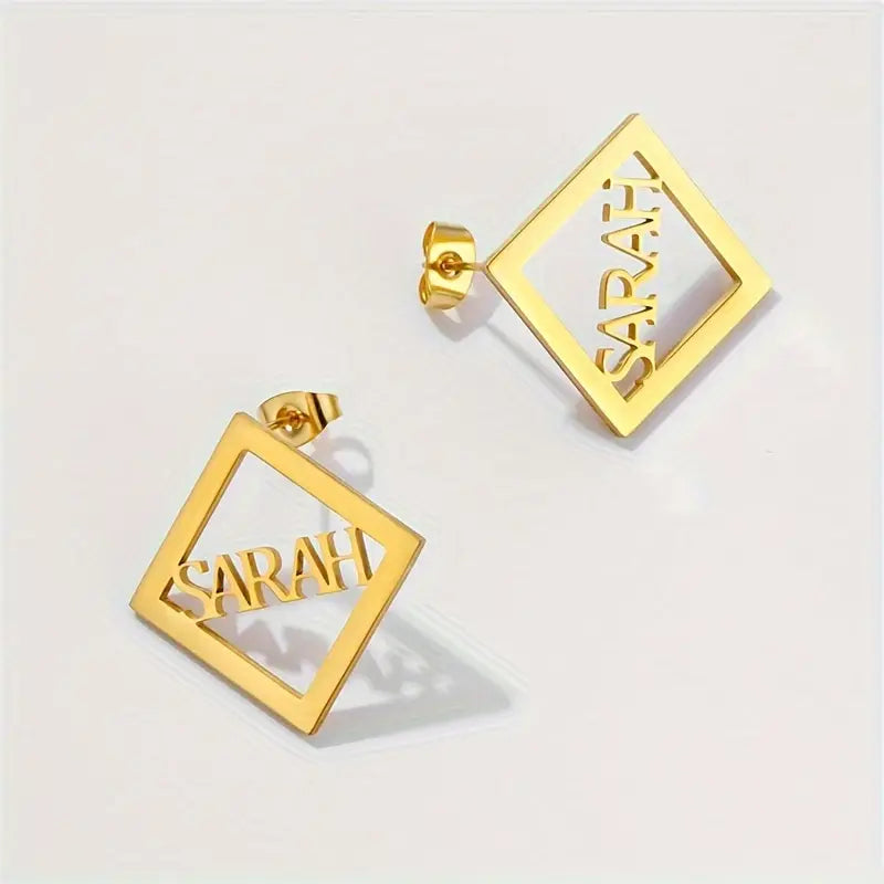 Maxi Hoops with Classic Name