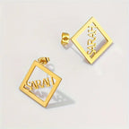 Maxi Hoops with Classic Name