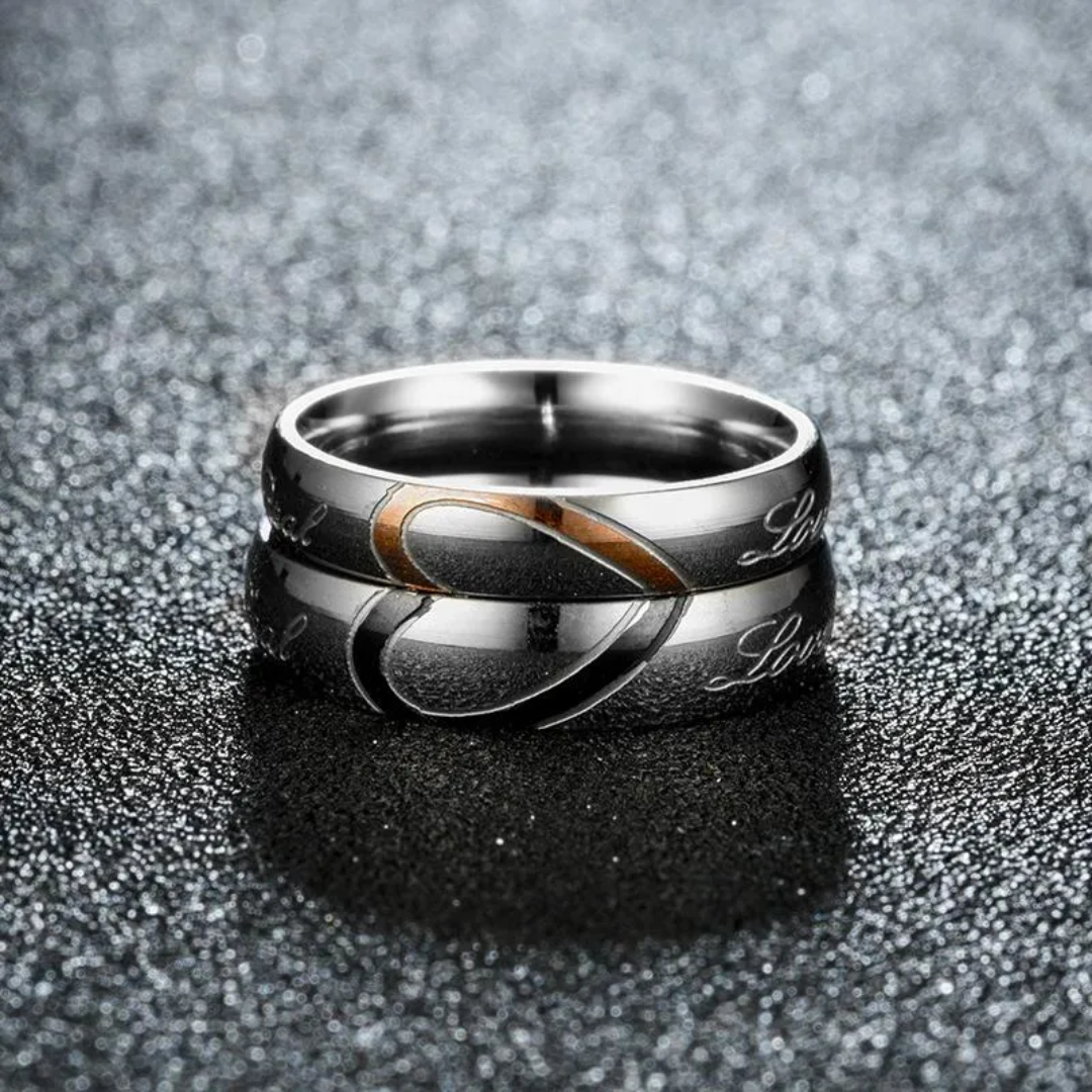 Liefdesringen met gespleten hart (Pre-order)