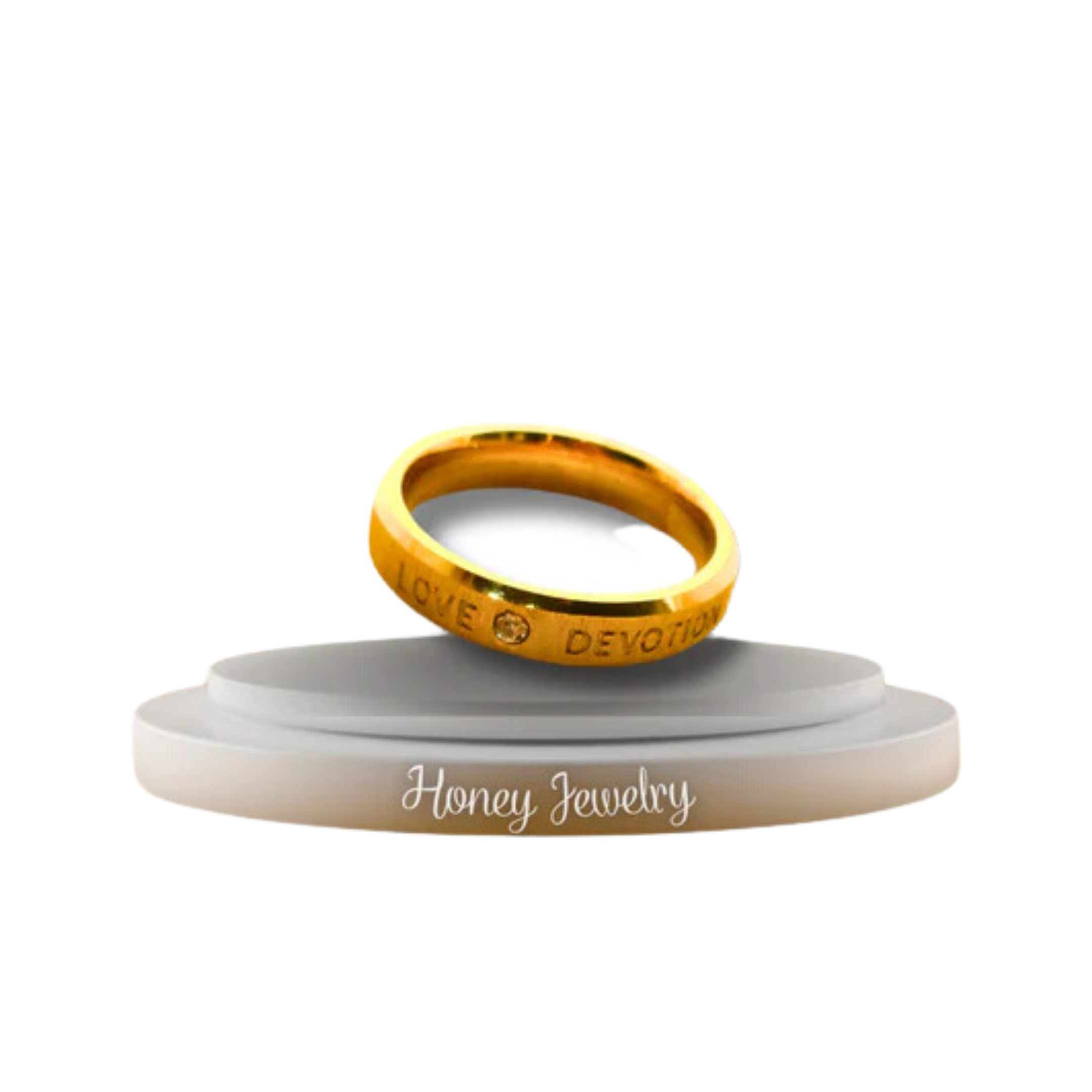 LOVE DEVOTION ring (last size - size 5.5)