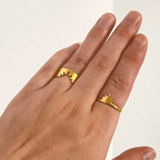 DUO DE ANILLOS PARA PAREJA "eres mi sol"