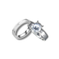 Silver life line couple rings (last sizes)
