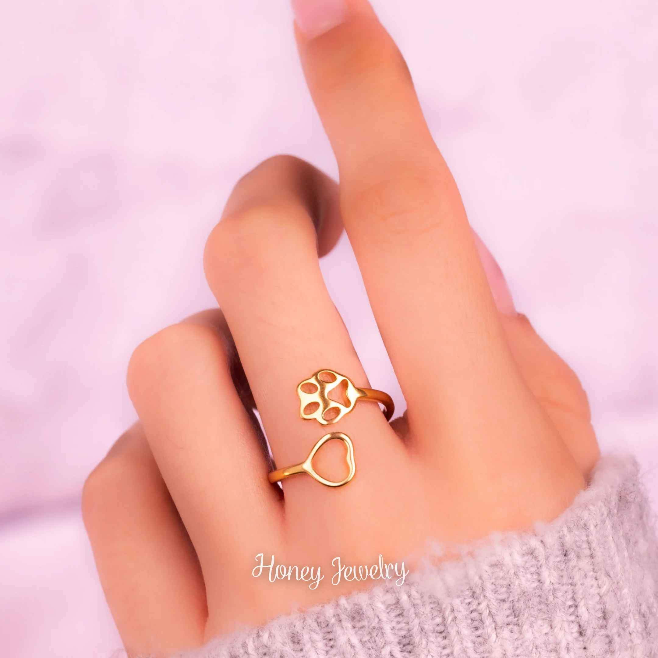 ANILLO HUELLA CORAZON