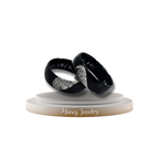 DUO DE ANILLOS CON HUELLAS DACTILARES