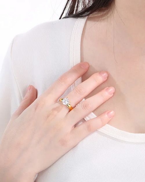 ANILLO DE PROMESA CON CIRCON