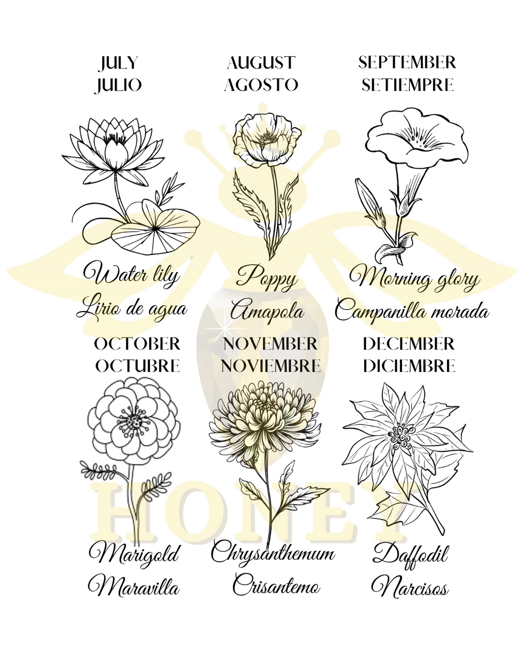 Birth Flower Necklace