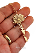 Birth Flower Necklace
