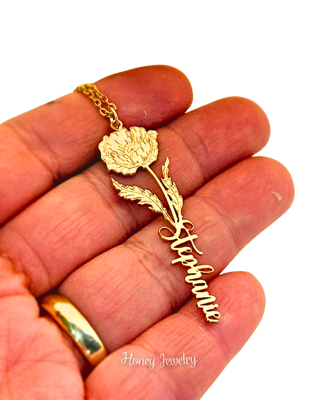 Birth Flower Necklace