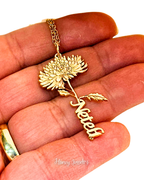 Birth Flower Necklace