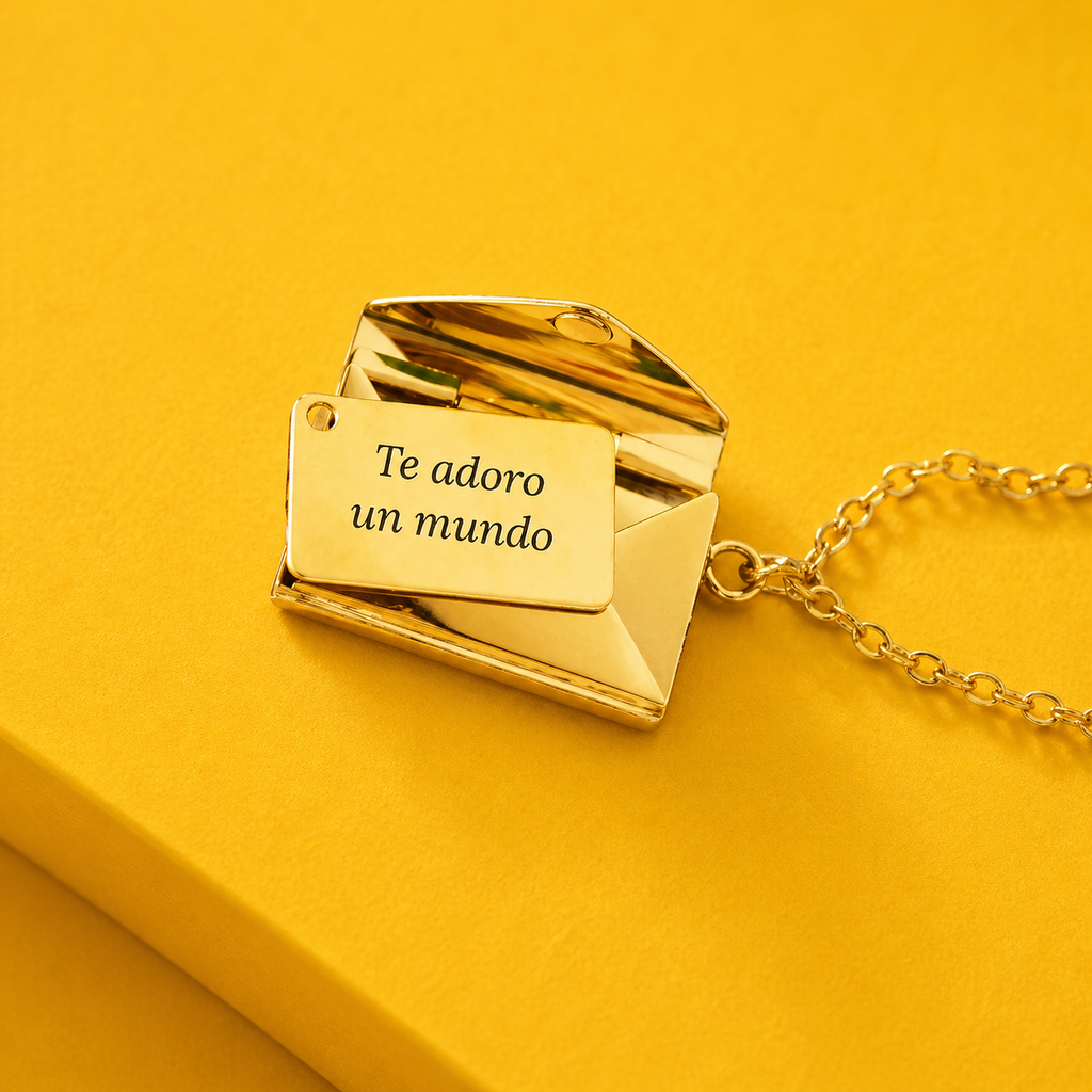 COLLAR CARTA DE AMOR