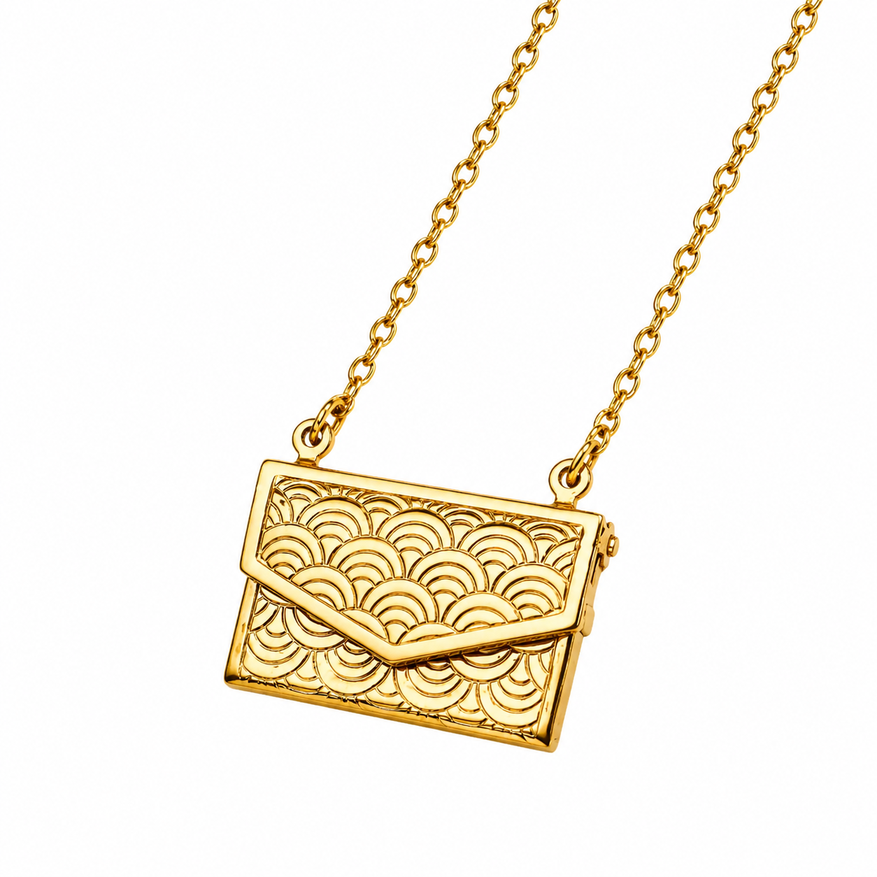COLLAR CARTA DE AMOR CON RELIEVE
