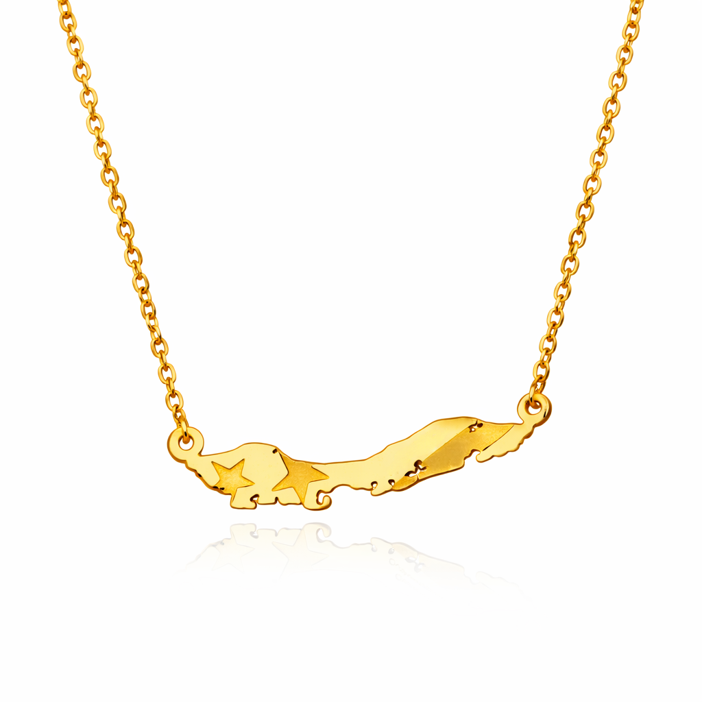 COLLAR MAPA CURACAO BANDERA