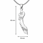 COLLAR MAPA CURACAO BANDERA