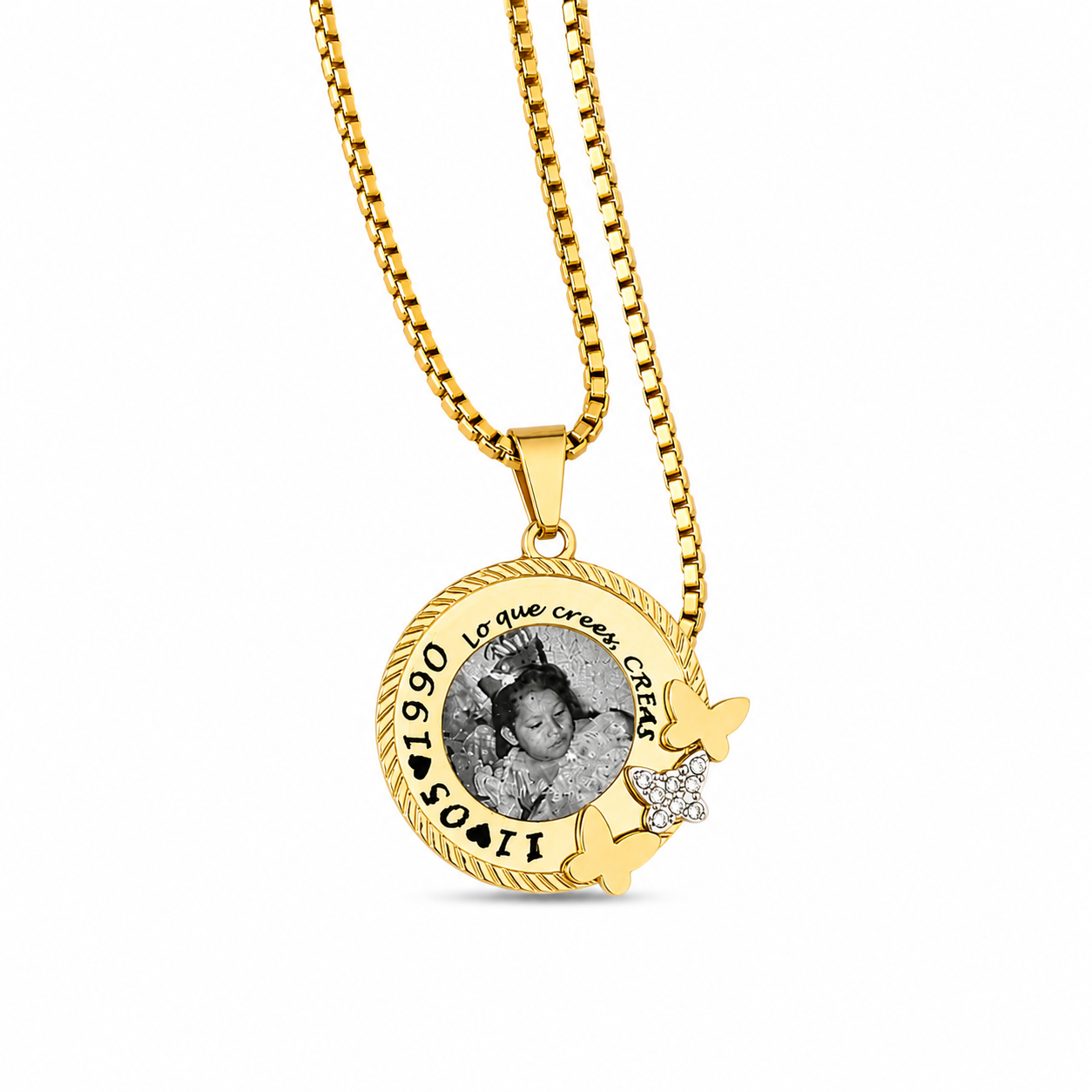 COLLAR MEMORABLE CON MARIPOSAS