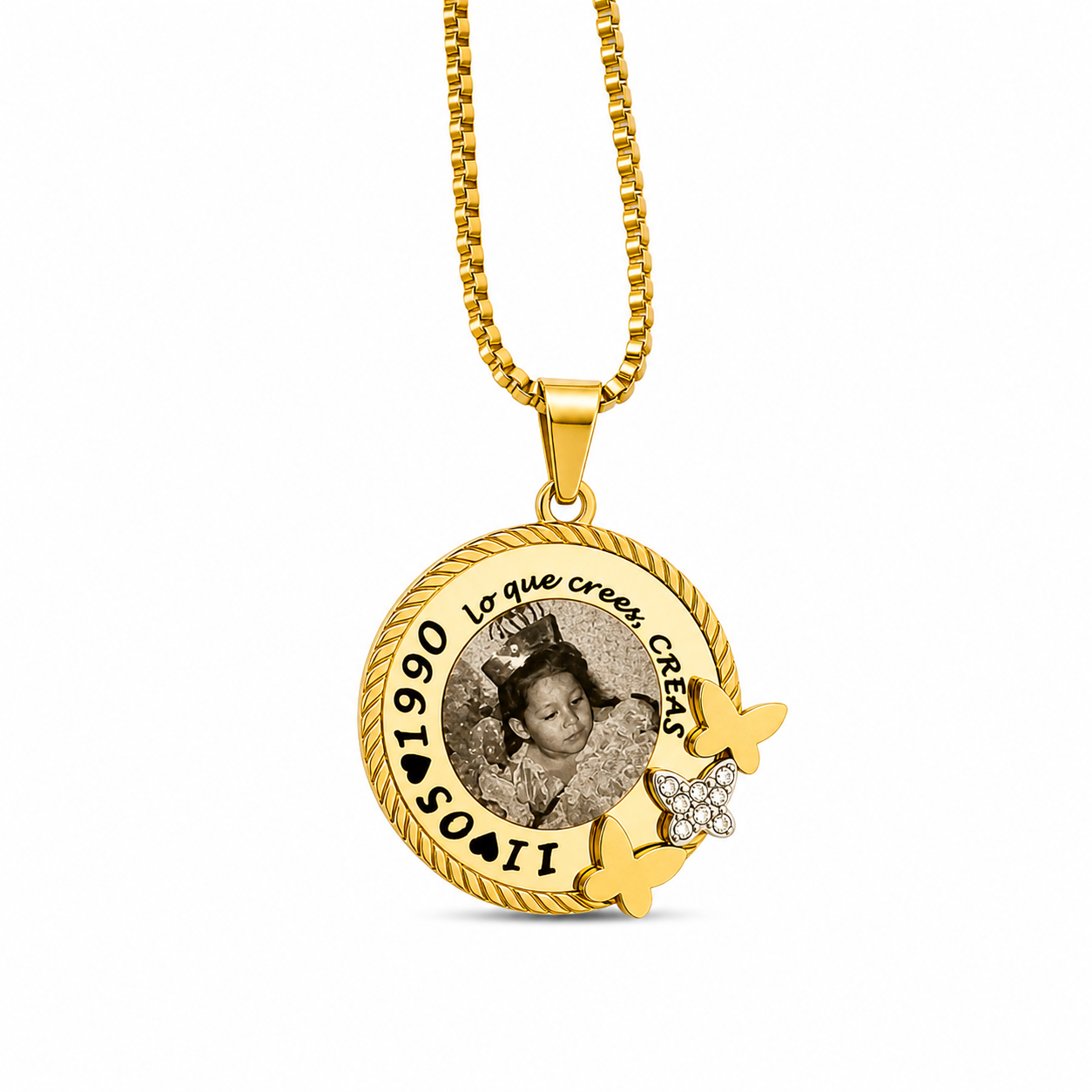 COLLAR MEMORABLE CON MARIPOSAS