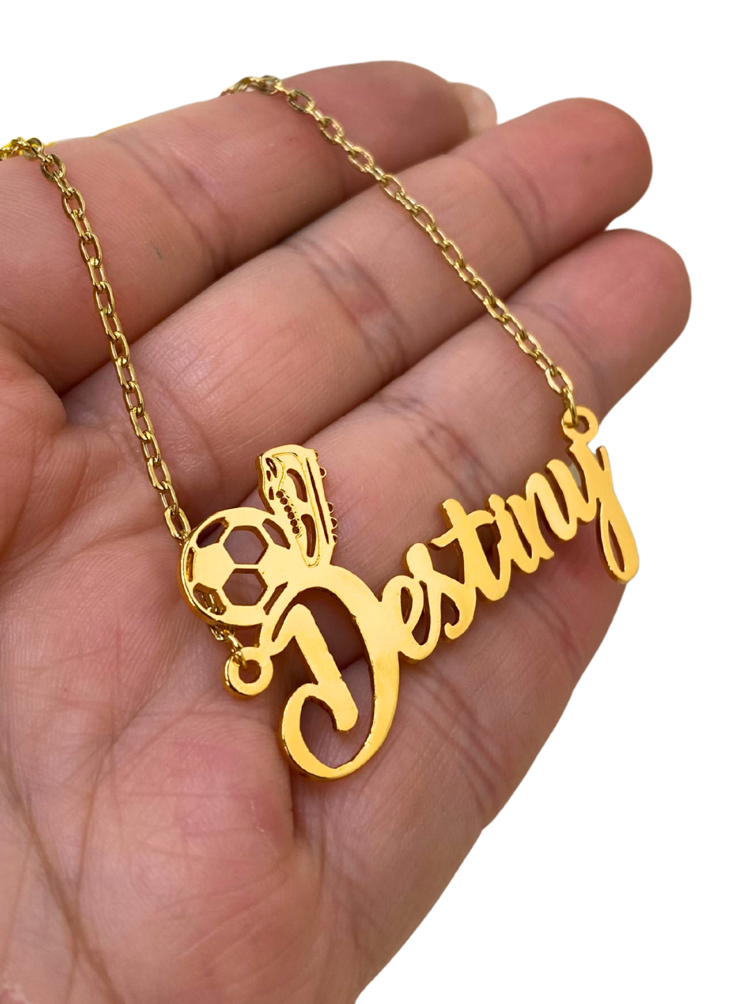 COLLAR CON NOMBRE FUTBOLERA