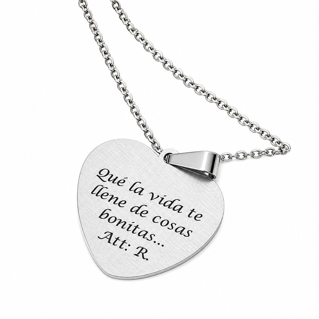 Photo-etched necklace