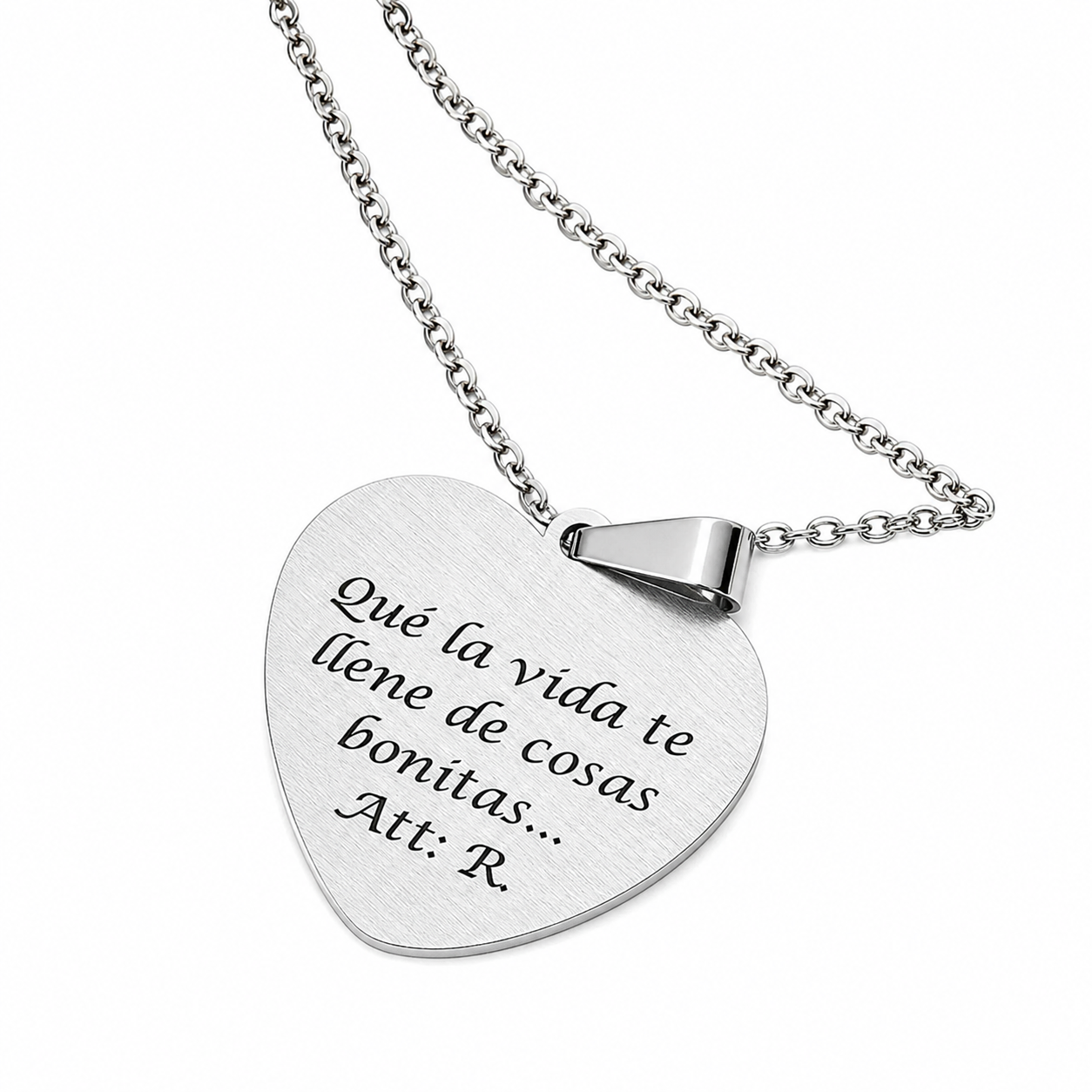Photo-etched necklace