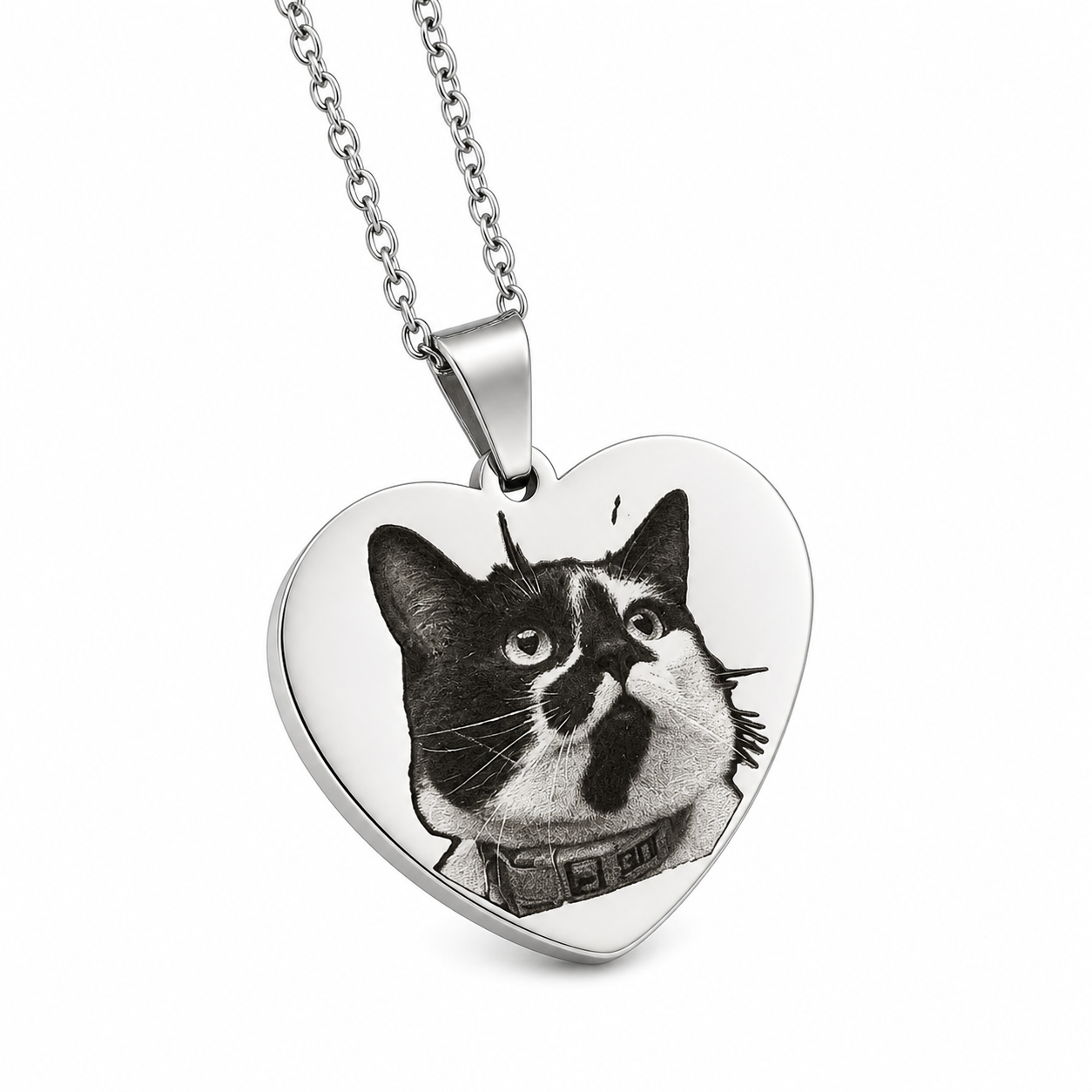 Photo-etched necklace