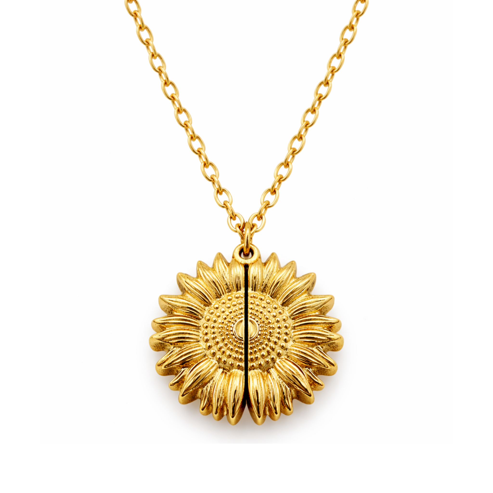 COLLAR RELICARIO GIRASOL