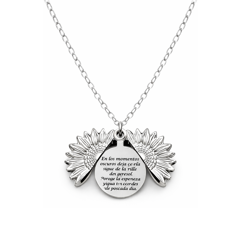 sunflower necklace