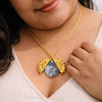 sunflower necklace