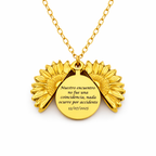 sunflower necklace