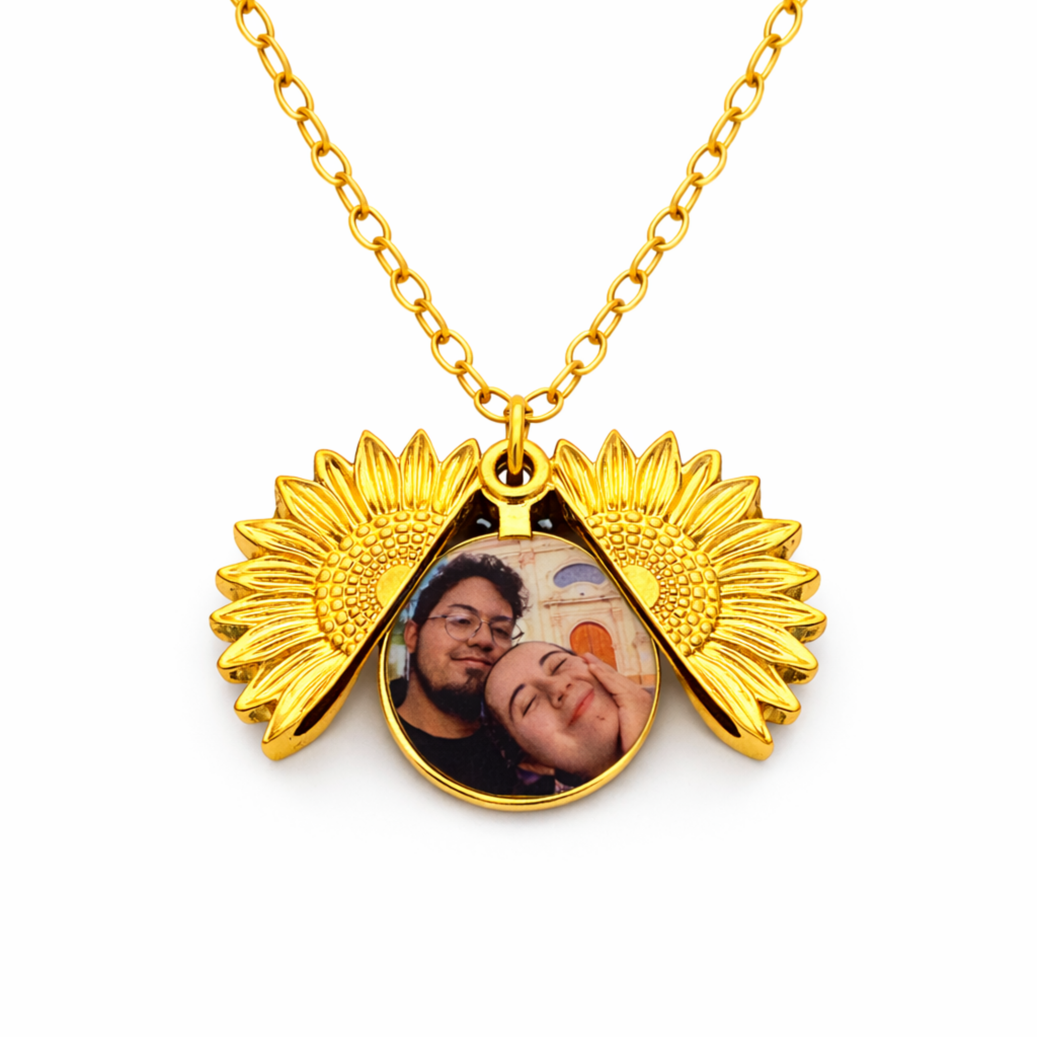 COLLAR RELICARIO GIRASOL