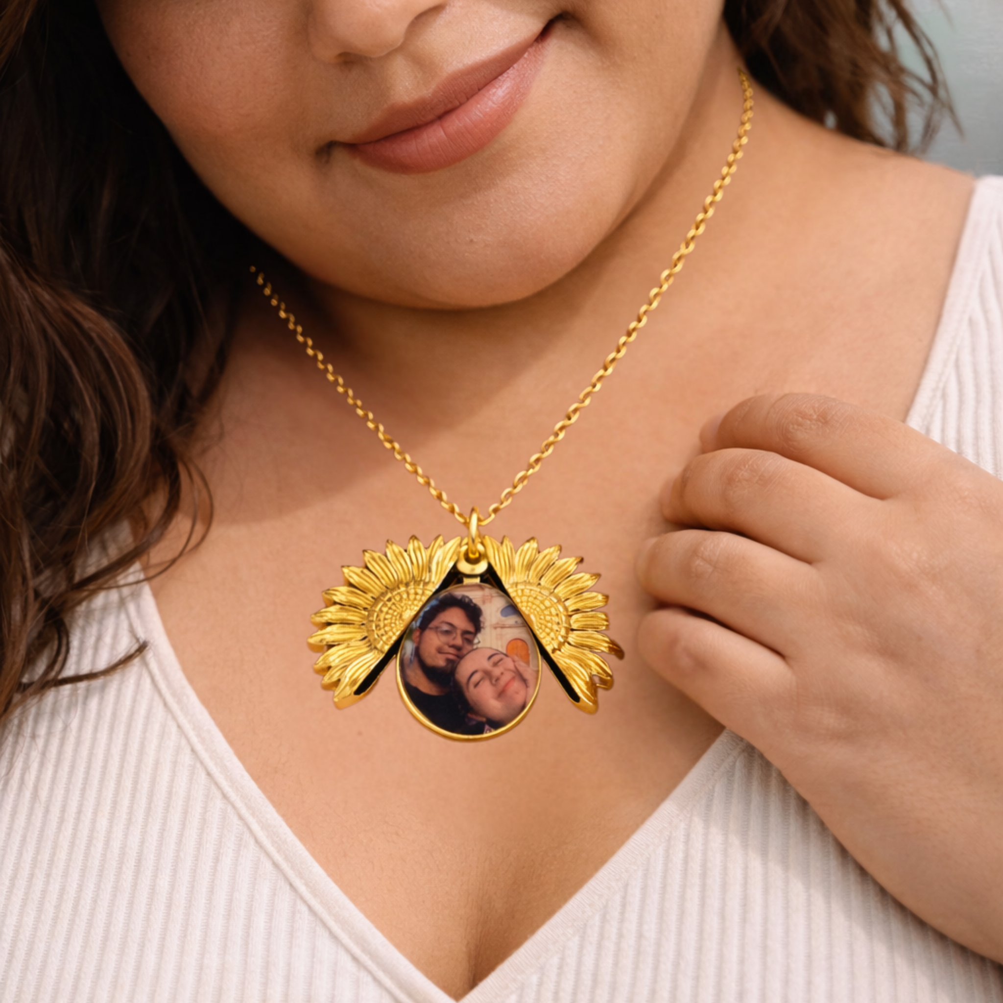 sunflower necklace