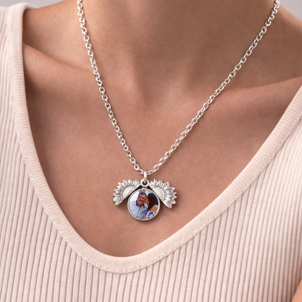 sunflower necklace