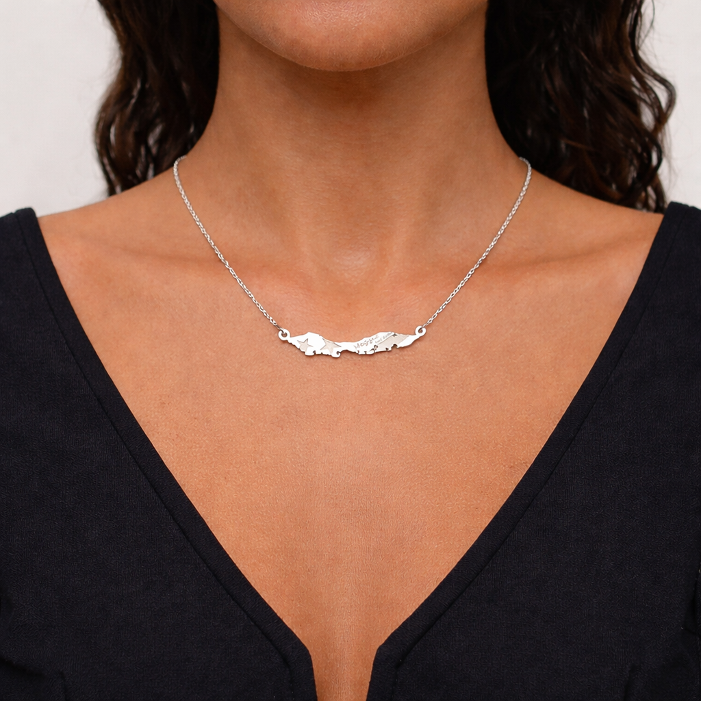 COLLAR MAPA CURACAO BANDERA