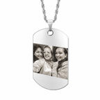 Collar placa militar personalizada