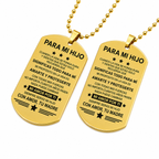 Set de collares placa para pareja