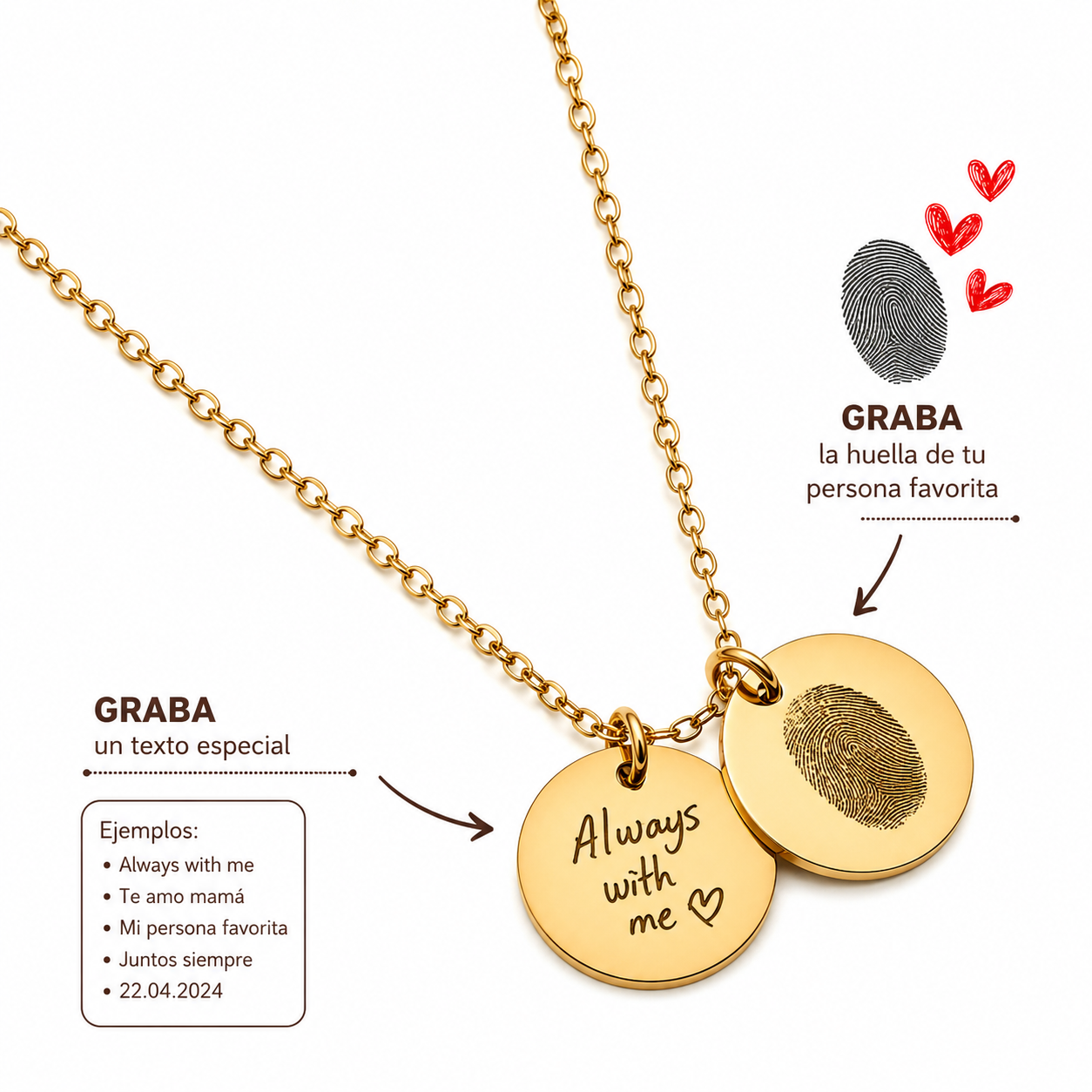 Liefdesbrief ketting
