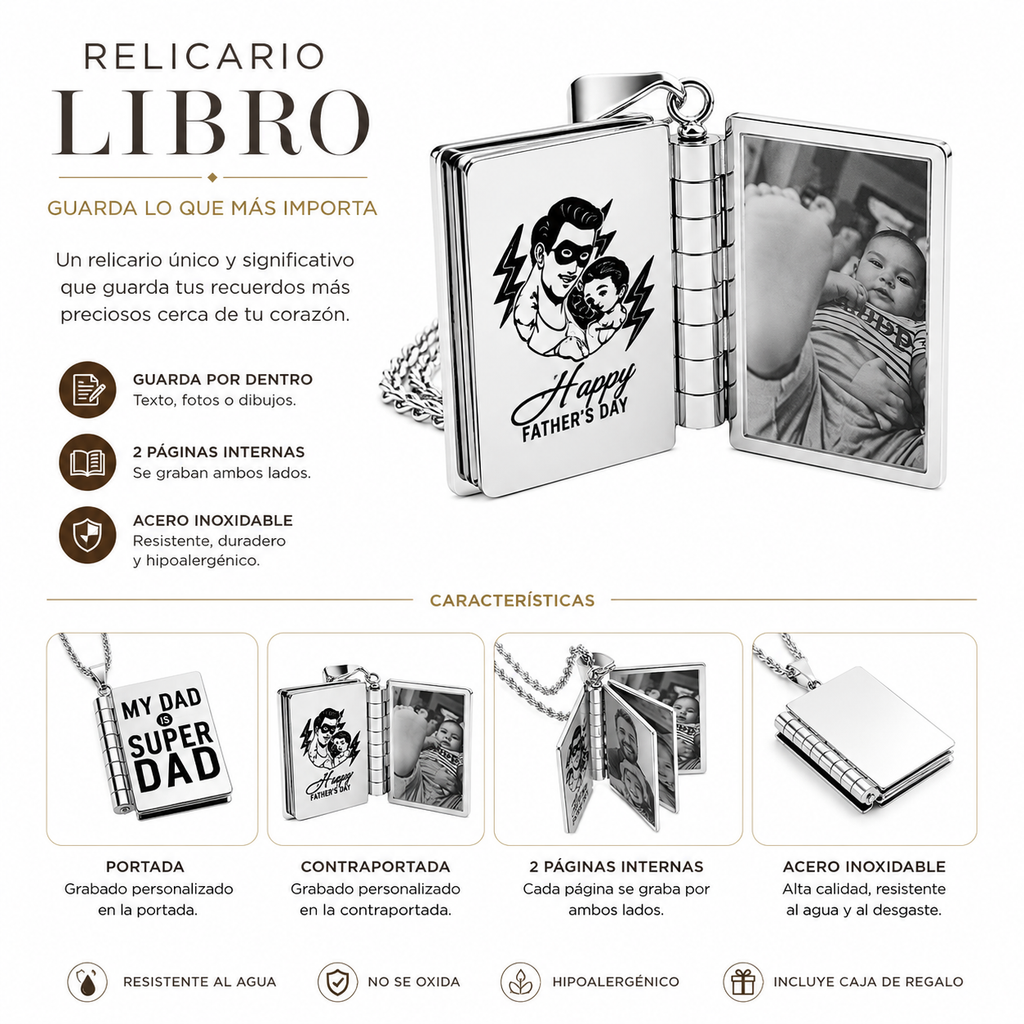 book of love necklace