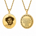 Foto-geëtste plaatketting