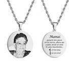 Foto-geëtste plaatketting