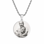Foto-geëtste plaatketting