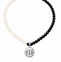 Collar Relicario Personalizado con Perlas o piedra natural