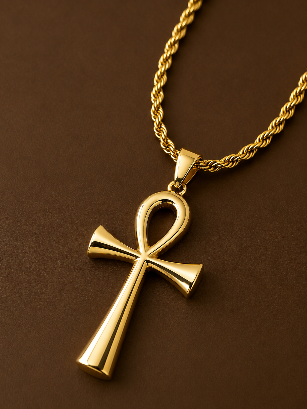 Collar cruz egipcia